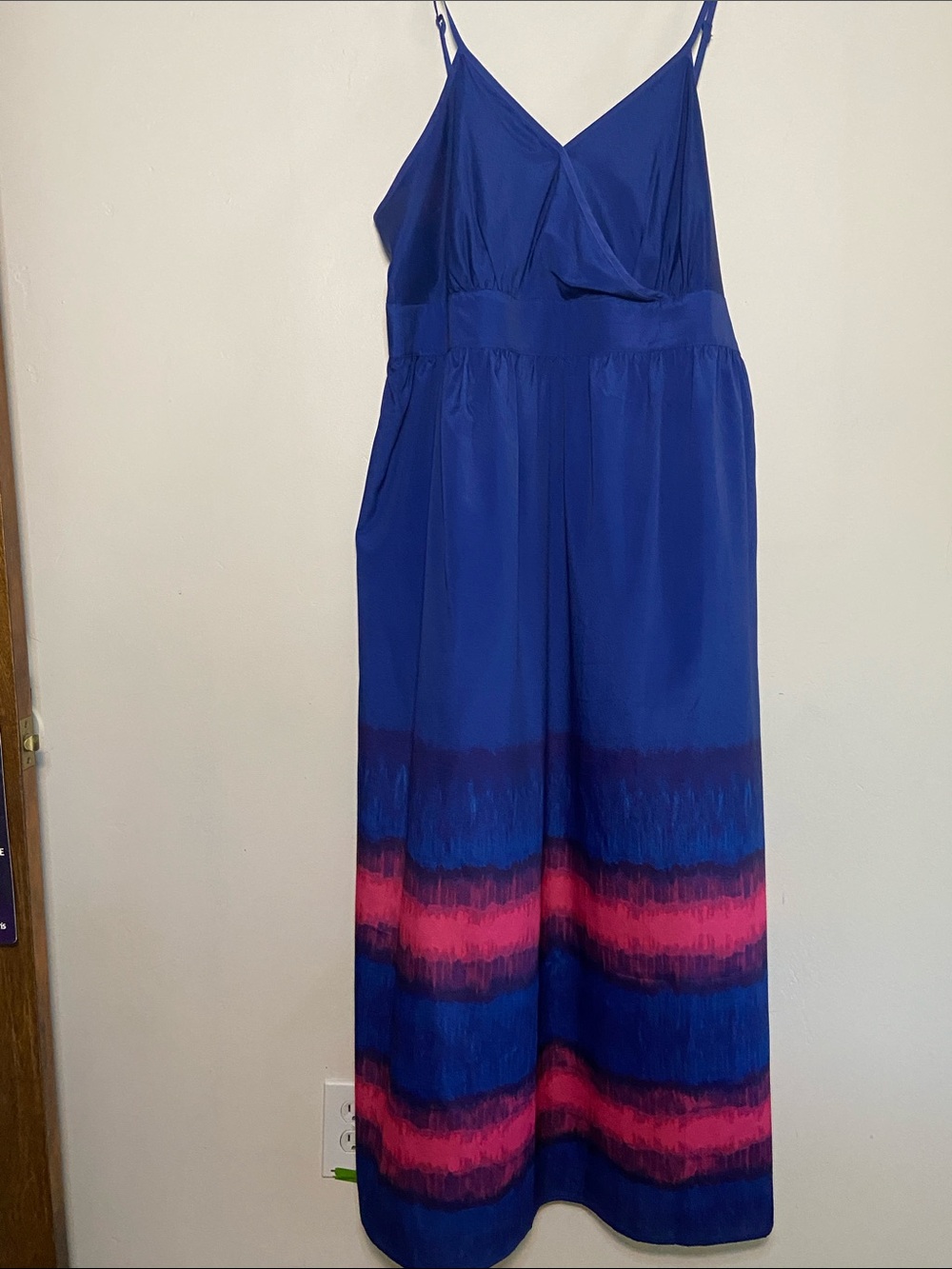 Lane Bryant Spagetti strap  Blue Ombre Maxi Dress